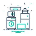 Mix icon for Appliances, device and machine