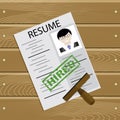 Applicant hired vector