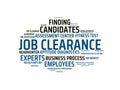 APPLICANT MANAGEMENT - image with words associated with the topic RECRUITING, word, image, illustration Royalty Free Stock Photo