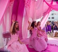 Applicants for the title of Queen of Roses at the Rose Festival in the Bulgarian Kazanlak