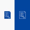 Application, Clipboard, Curriculum, Cv, Resume, Staff Line and Glyph Solid icon Blue banner Line and Glyph Solid icon Blue banner