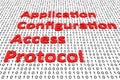 Application configuration access protocol Royalty Free Stock Photo