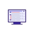 Application development, debugging and code testing of software Royalty Free Stock Photo