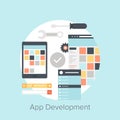Application Development vector illustration concept