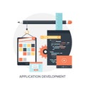 Application Development vector illustration concept