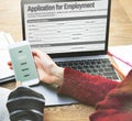 Application For Employment Form Job Concept Royalty Free Stock Photo