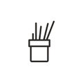 Application, graphic, tools vector icon. Element of design tool for mobile concept and web apps. Thin line icon for Royalty Free Stock Photo