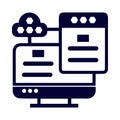 Application, infographic, computer, webpage, website, website infographic icon