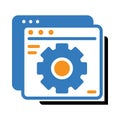 Application, infographic, website, web, gear, setting, web infographic icon