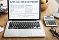 Application for Permit Form Authority Concept