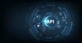 Application Programming Interface (API) concept Royalty Free Stock Photo
