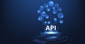Application Programming Interface (API) concept Royalty Free Stock Photo