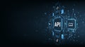 Application Programming Interface (API) design. Royalty Free Stock Photo
