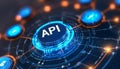 Application Programming Interface, API Software Development Tool, Modern Technology Concept Royalty Free Stock Photo