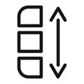 Application Sort Icon Perfect for Mobile Organization