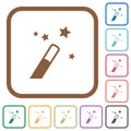 Application wizard simple icons