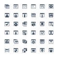 Applications and Programming Vector Icons in Glyph Style