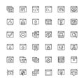 Applications and Programming Icon Set