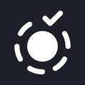 Apply breathe animation effect white pixel perfect solid ui icon