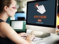 Apply Now Application Human Resources Employment Concept Royalty Free Stock Photo