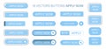 Apply now button in flat style for application. Click button business concept Royalty Free Stock Photo