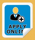 Apply Online Meaning Internet Job 3d Illustration Royalty Free Stock Photo