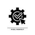 Apply settings black glyph icon