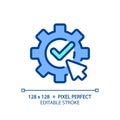 Apply settings pixel perfect RGB color icon