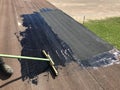 Roll roofing repair