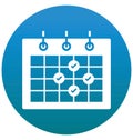 Appointment, calendar, event Isolated Vector Icon can be easily edit and modify