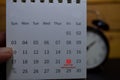 Appointment Dentist write on calendar. Date 22. Reminder or Schedule Concepts Royalty Free Stock Photo