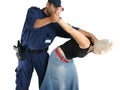 Apprehending a thief Royalty Free Stock Photo