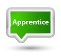 Apprentice prime green banner button