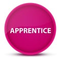 Apprentice luxurious glossy pink round button abstract
