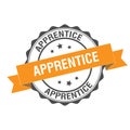 Apprentice stamp illustration