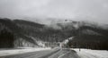 Approach to the East River Mountain Tunnel Royalty Free Stock Photo