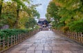 The way to the Otani Hombyo mausoleum. Kyoto. Japan