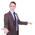 Approachable young business man Royalty Free Stock Photo