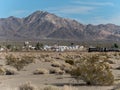 Approaching Amboy, California Royalty Free Stock Photo