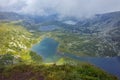 Approaching clouds over The Twin, The Trefoil, the Fish and The Lower Lakes Royalty Free Stock Photo