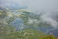 Approaching fog over The Twin, The Trefoil, the Fish and The Lower Lakes Royalty Free Stock Photo