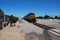 Approaching Freight Train Royalty Free Stock Photo