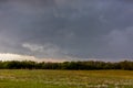 Approaching storm in Kansas Royalty Free Stock Photo