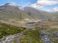 Approaching Styhead Tarn, Lake District Royalty Free Stock Photo