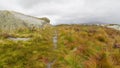 Approaching summit of Eagle Crag, Lake District Royalty Free Stock Photo