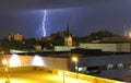 Approaching thunderstorm Royalty Free Stock Photo