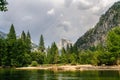 Approaching Thunderstorm over Yosemite Valley Royalty Free Stock Photo