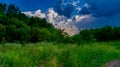 The approaching thunderstorm in Samara Luka!