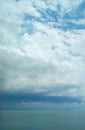 Approaching thundery front over the Black Sea Royalty Free Stock Photo
