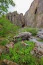 Approaching the tunnel acces of Torghatten